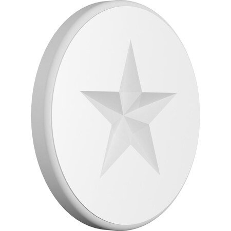 Ekena Millwork Standard Grayson Star Rosette With Rounded Edge, 8"W x 8"H x 3/4"P ROSP080X080X075GRY08